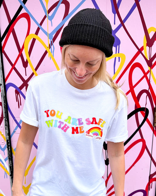 You Are Safe With Me/ Support LGBTQ+ Unisex T-Shirt