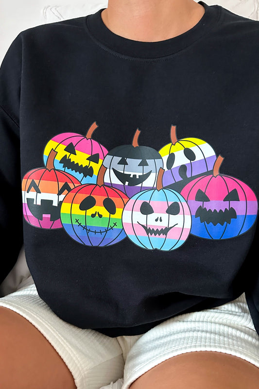 Pride Pumpkin Patch LGBTQ+ Unisex Crewneck