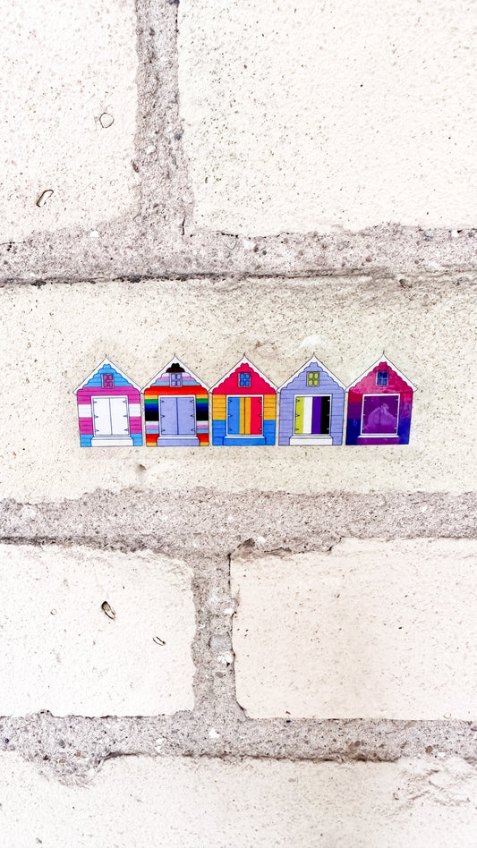 Pride Beach Houses Sticker