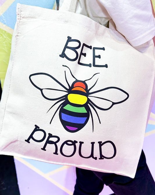 Bee Proud LGBTQ+ Tote Bag
