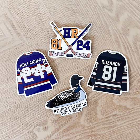 Heated Rivalry Inspired Sticker Pack