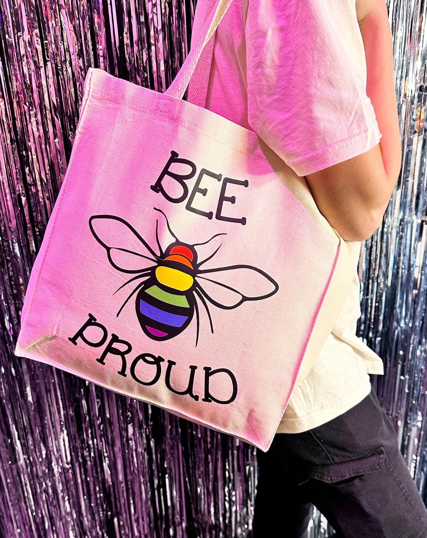 Bee Proud LGBTQ+ Tote Bag