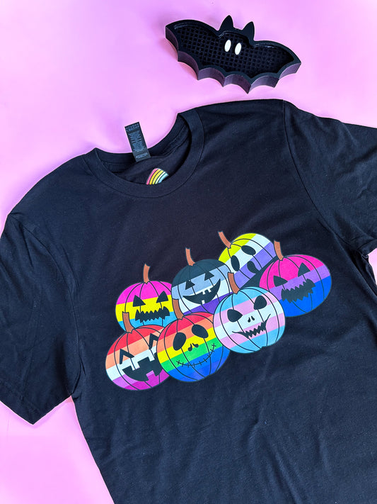Pride Pumpkin Patch LGBTQ+ Unisex T-Shirt