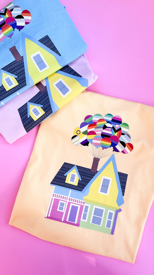 Pride Balloon House Unisex Kids T-Shirt