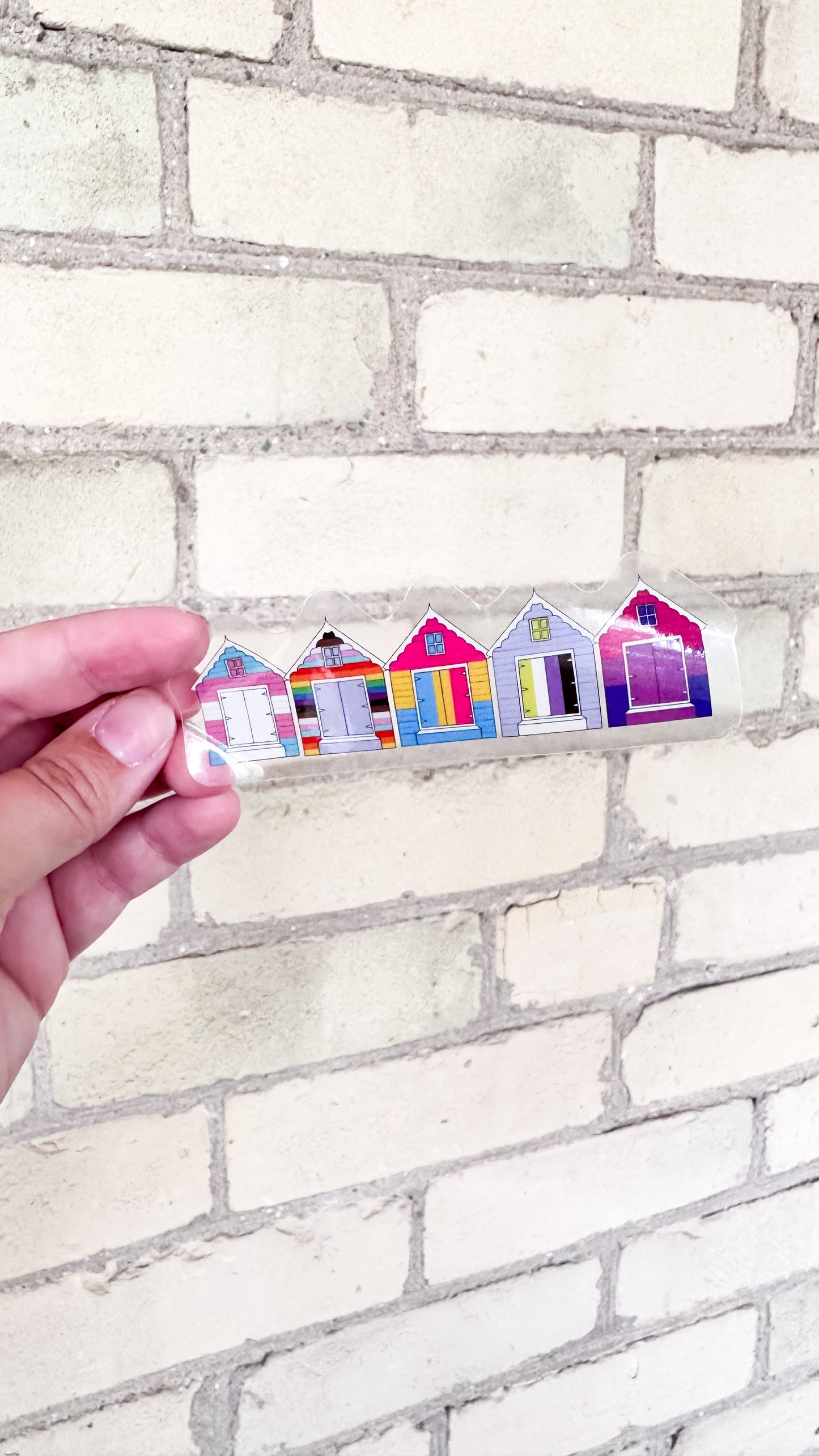 Pride Beach Houses Sticker