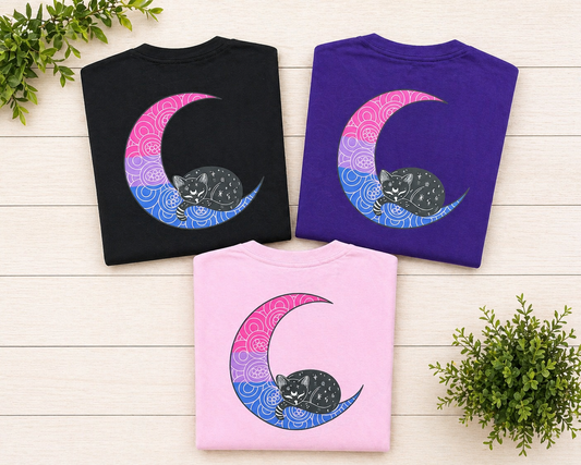 Bisexual Moon Unisex T-Shirt