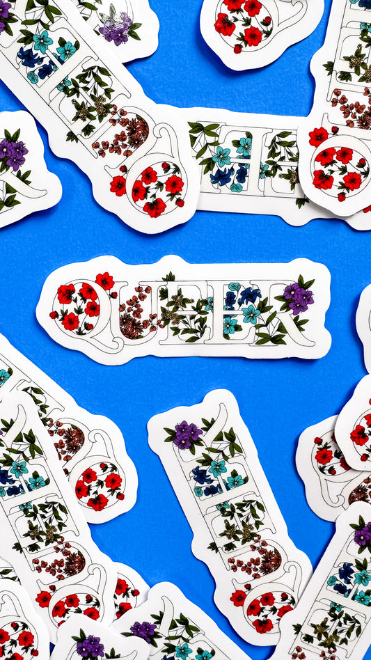 Queer Floral Sticker