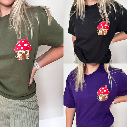 Fairy Mushroom Pride House Unisex T-Shirt