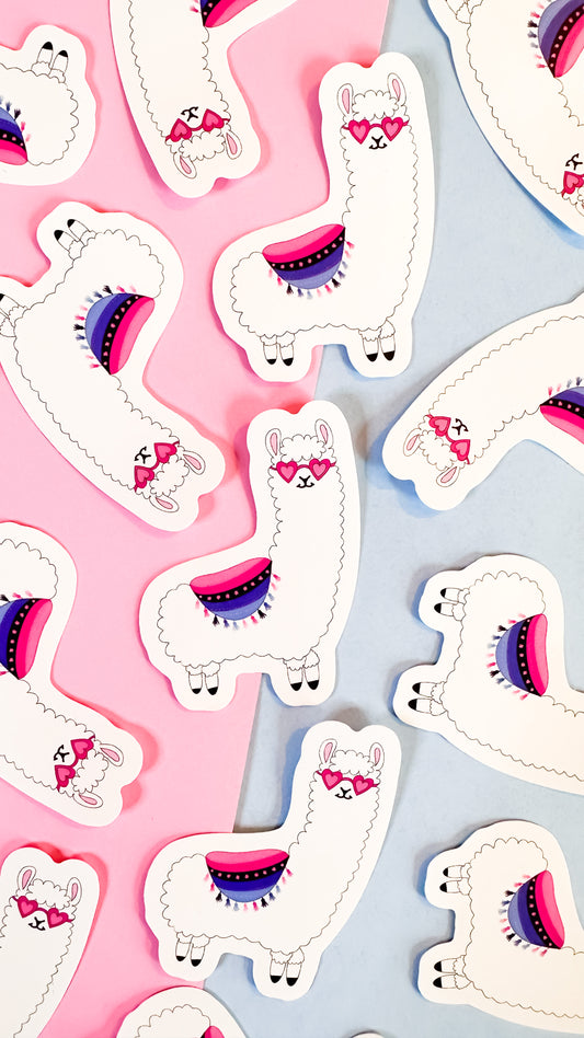 Omnisexual Llama Sticker