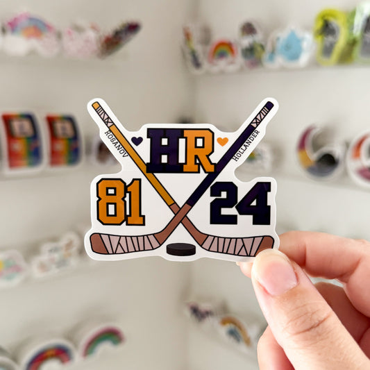 Heated Rivalry Inspired Sticker Pack