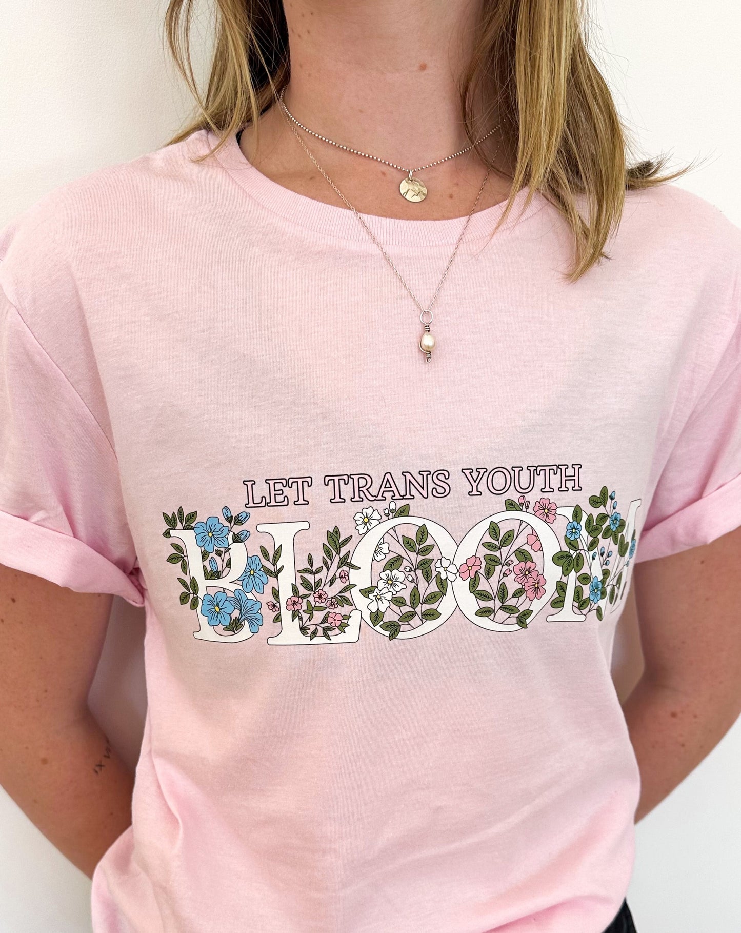 Let Trans Youth Bloom Unisex T-Shirt