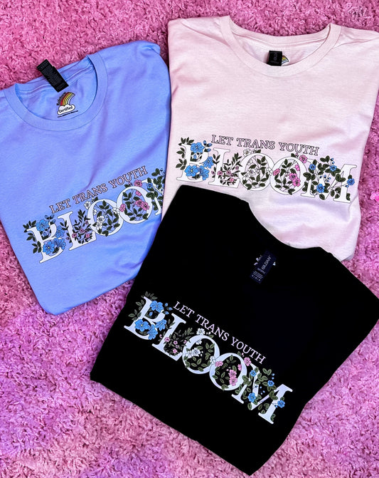 Let Trans Youth Bloom Unisex T-Shirt