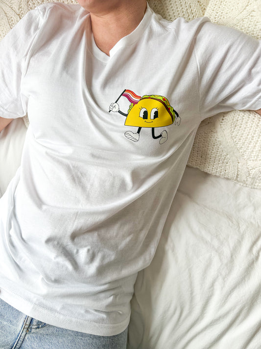 Lesbian Taco Cartoon Unisex T-Shirt