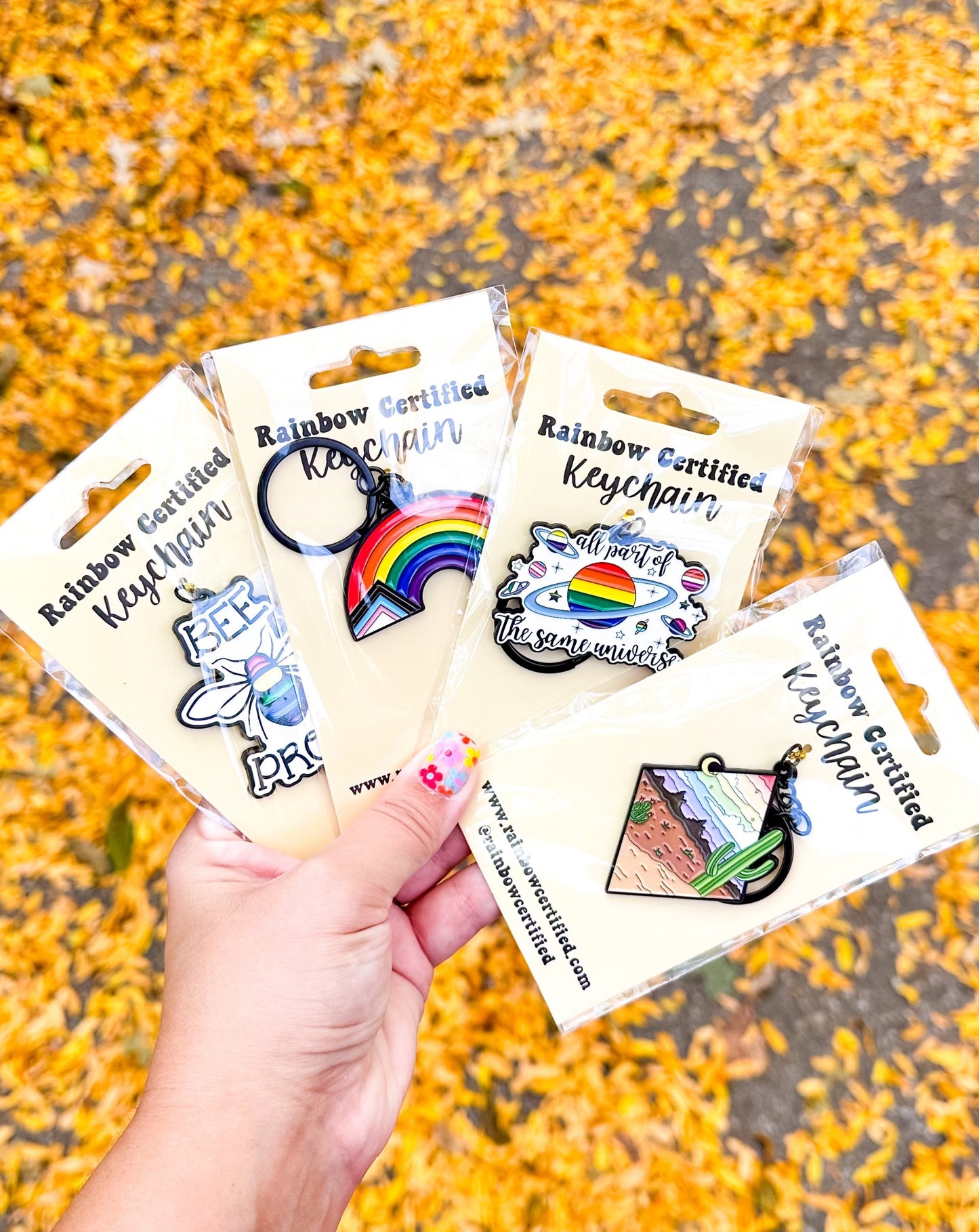 All Part of the Same Universe Enamel Keychain