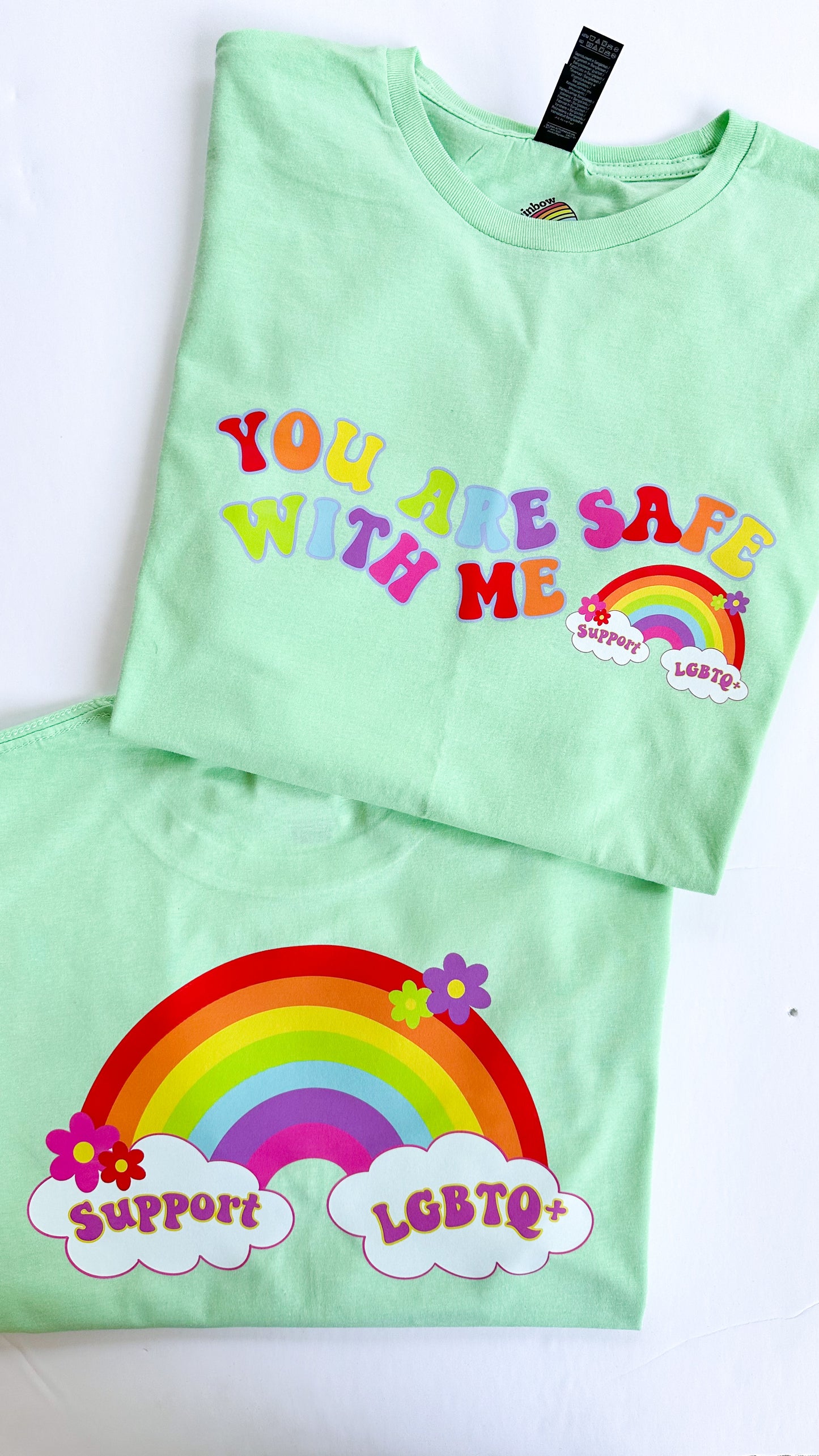 You Are Safe With Me/ Support LGBTQ+ Unisex T-Shirt