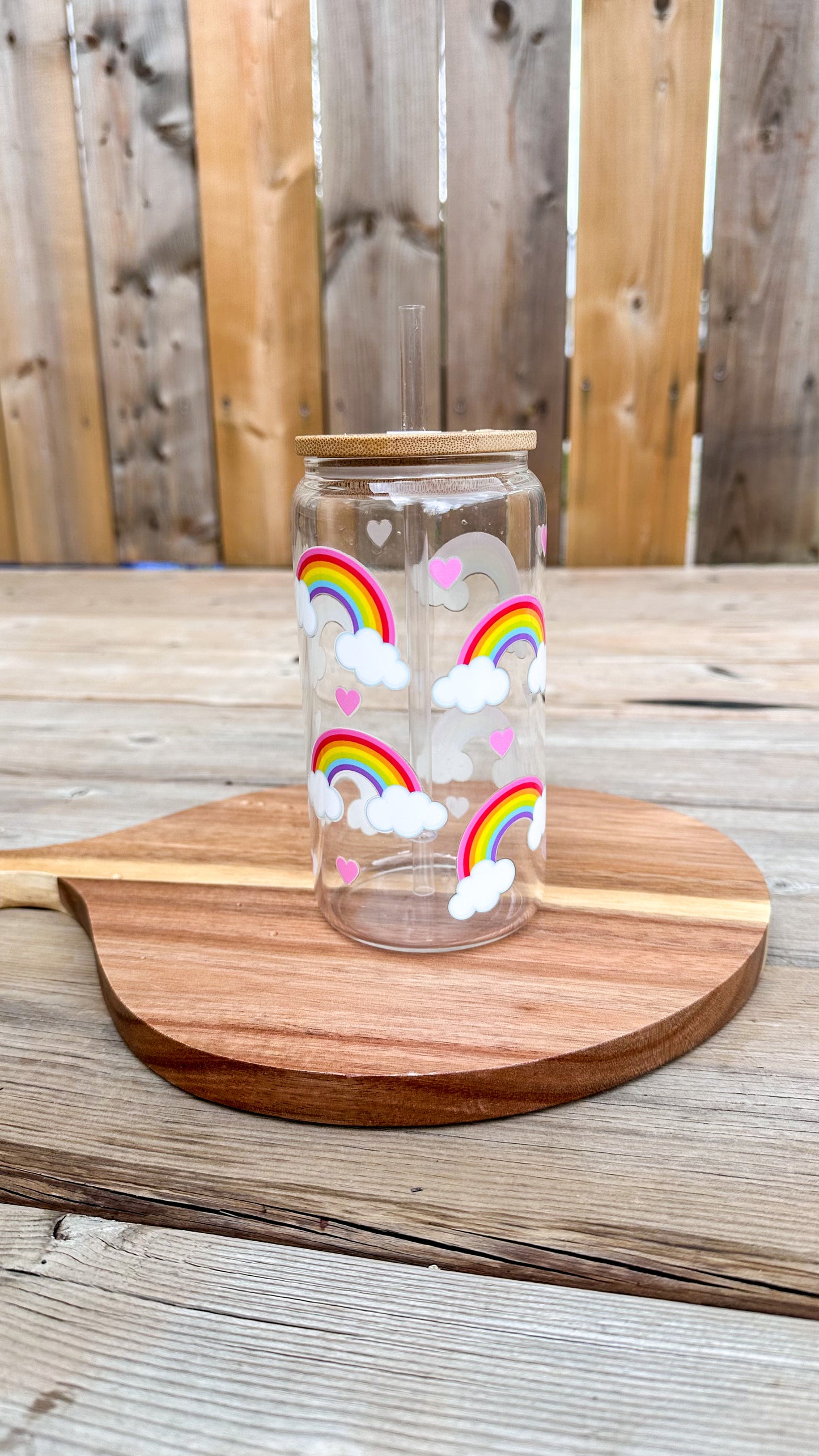 Rainbow Morning Glass