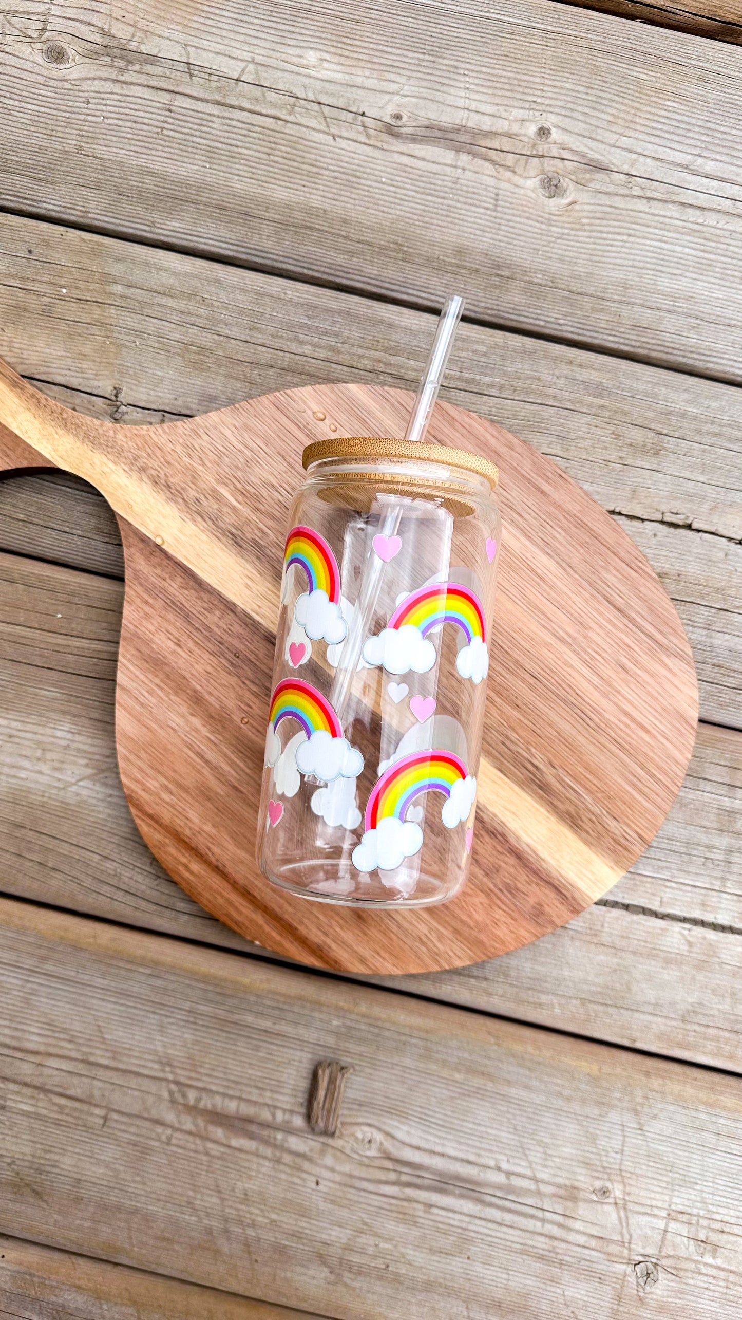 Rainbow Morning Glass