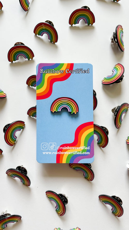 Rainbow LGBTQ+ Enamel Pin