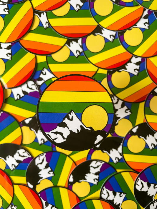 Mountain Sunrise Sticker