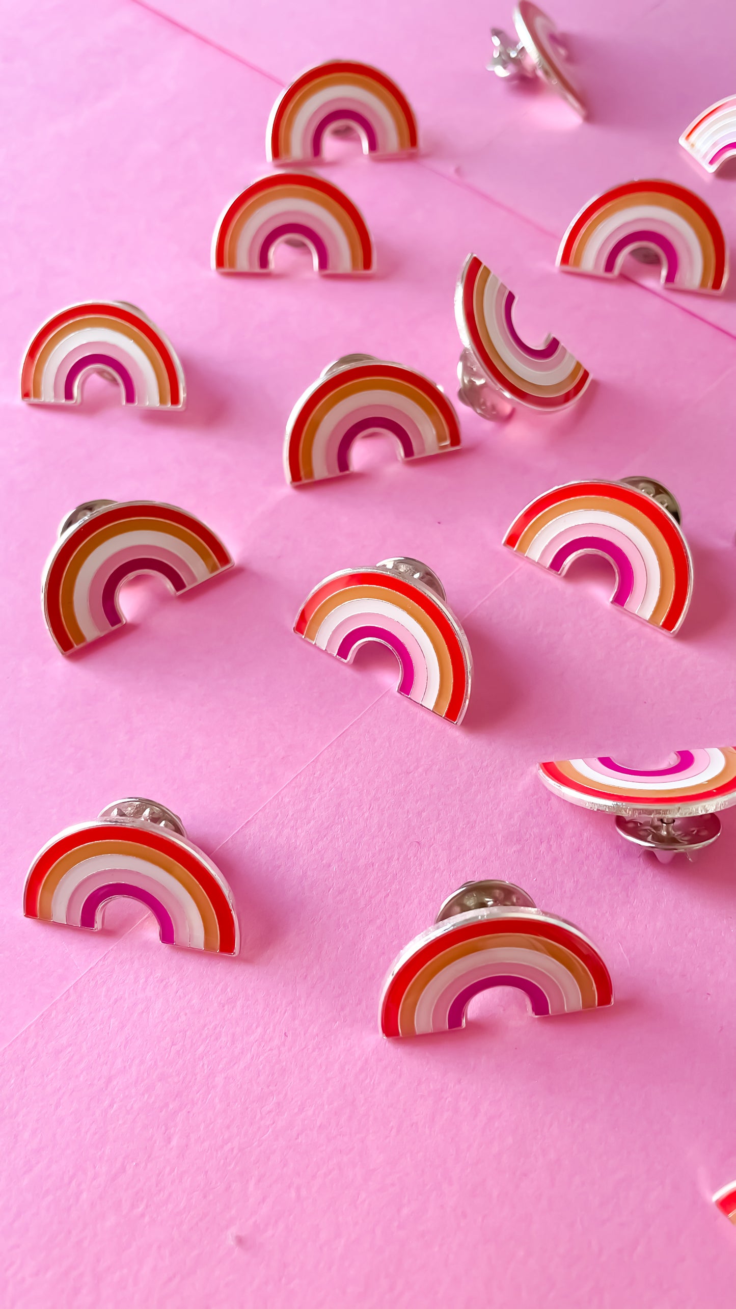 Lesbian PRIDE Flag Rainbow Pin