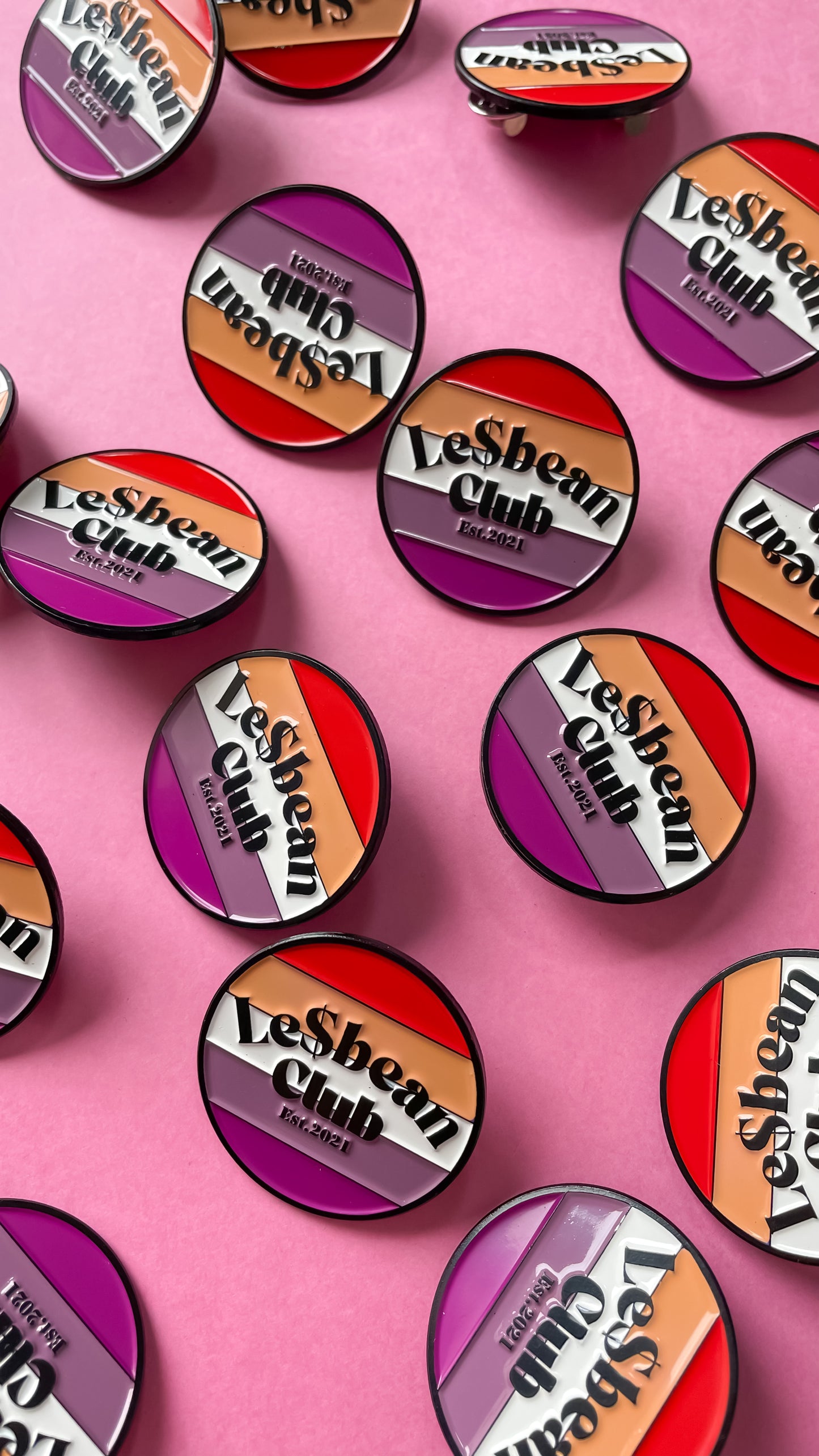 Le$bean Club LGBTQ+ Enamel Pin