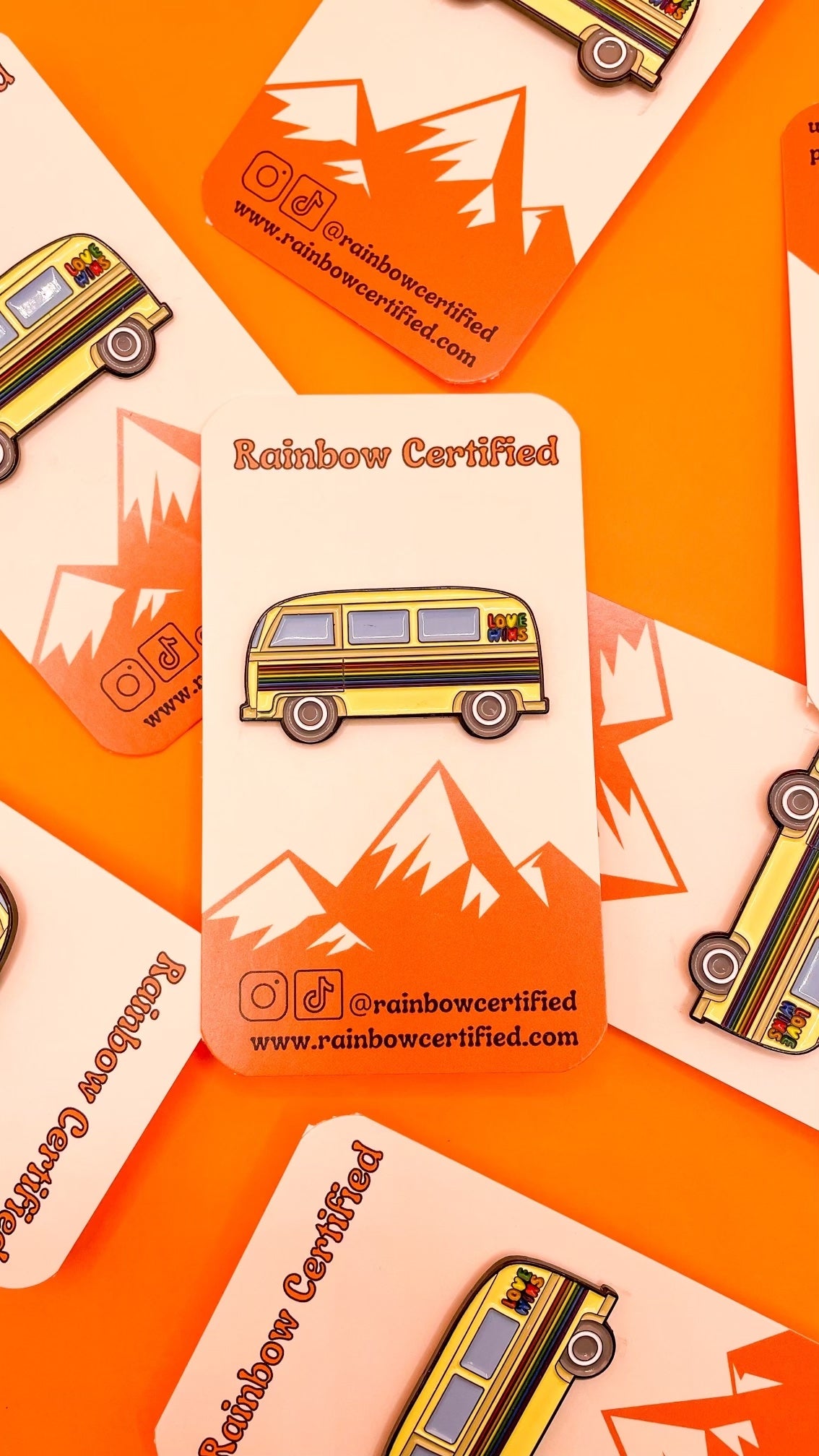 Love Wins Camper Enamel Pin