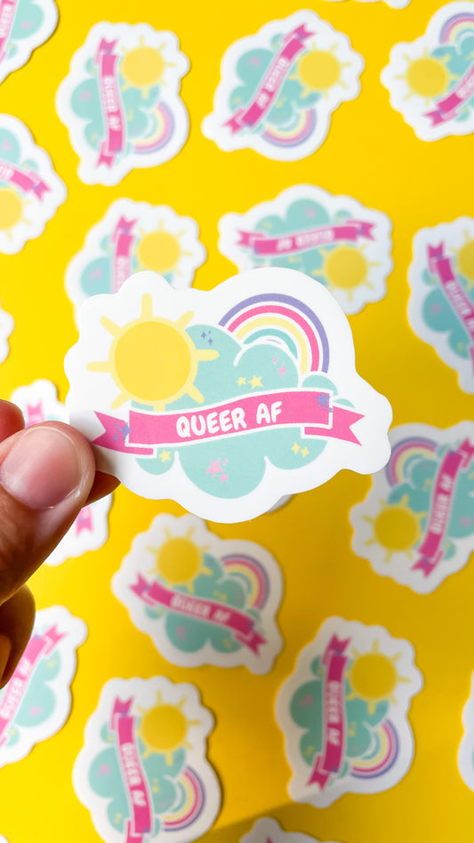 Queer AF sticker