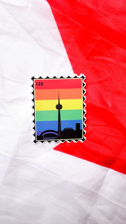 Toronto PRIDE Stamp Sticker