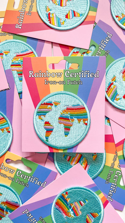 Around the World PRIDE Iron-On Patch