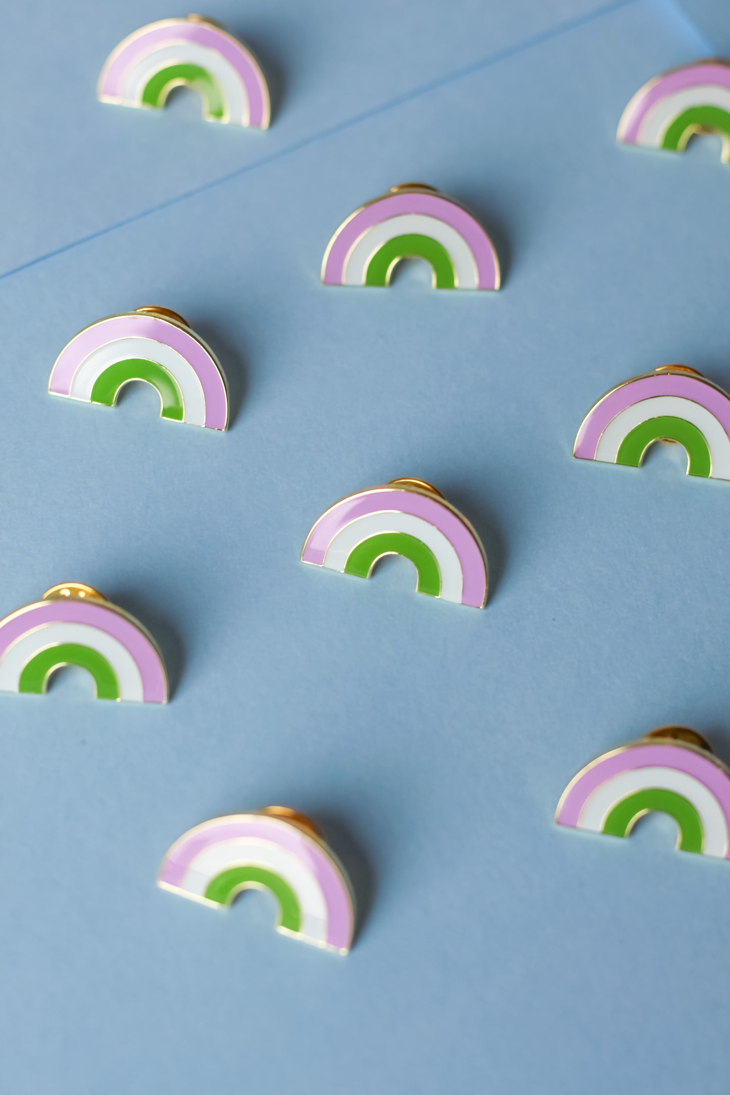 Genderqueer Rainbow PRIDE Flag Pin