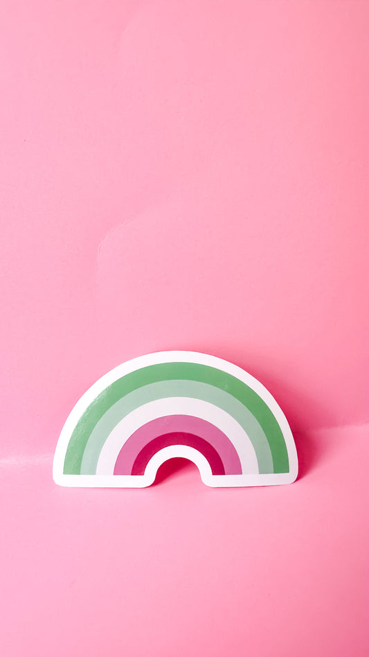 Abrosexual Rainbow Sticker