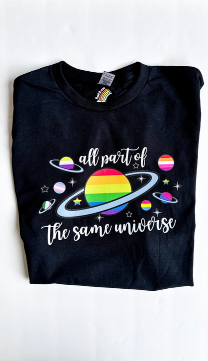 All Part of The Same Universe Kids Unisex T-Shirt