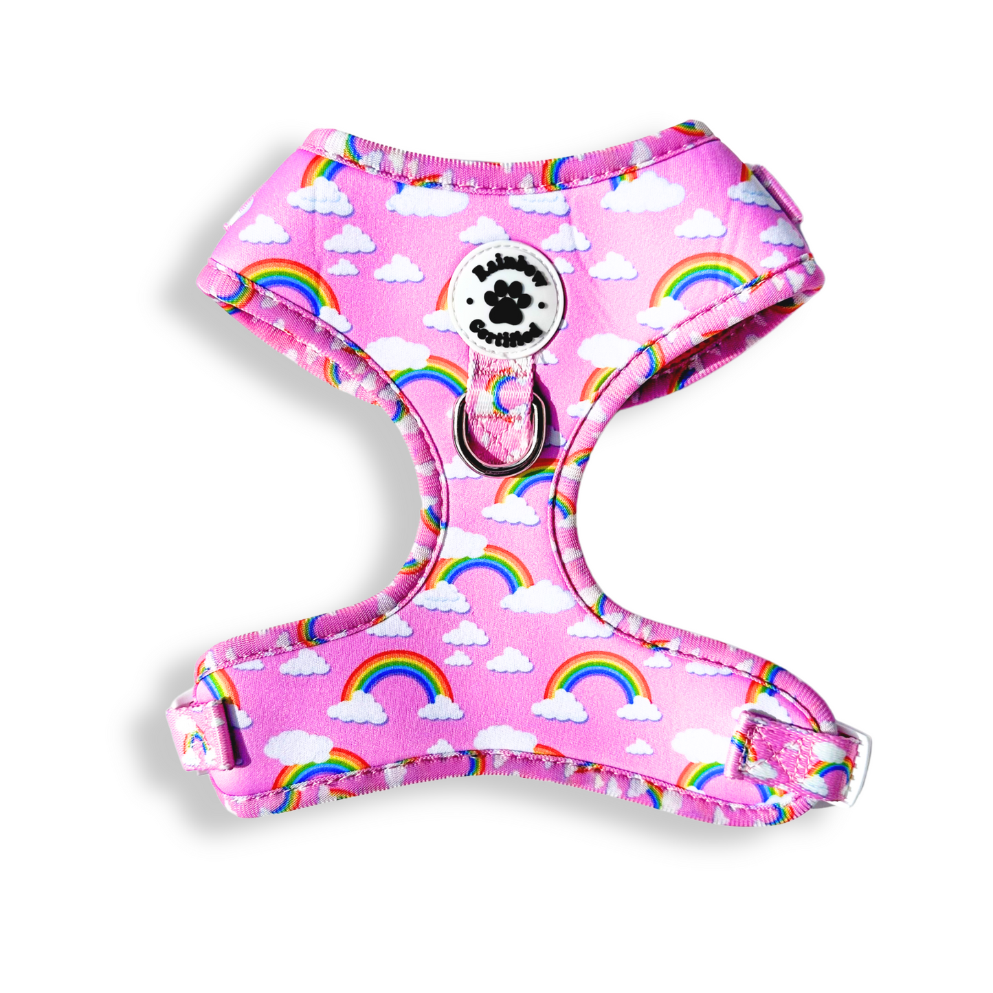 Pastel Pink Rainbow Dog Accessories Bundle