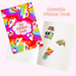 Wavy Rainbow Reusable Sticker Book