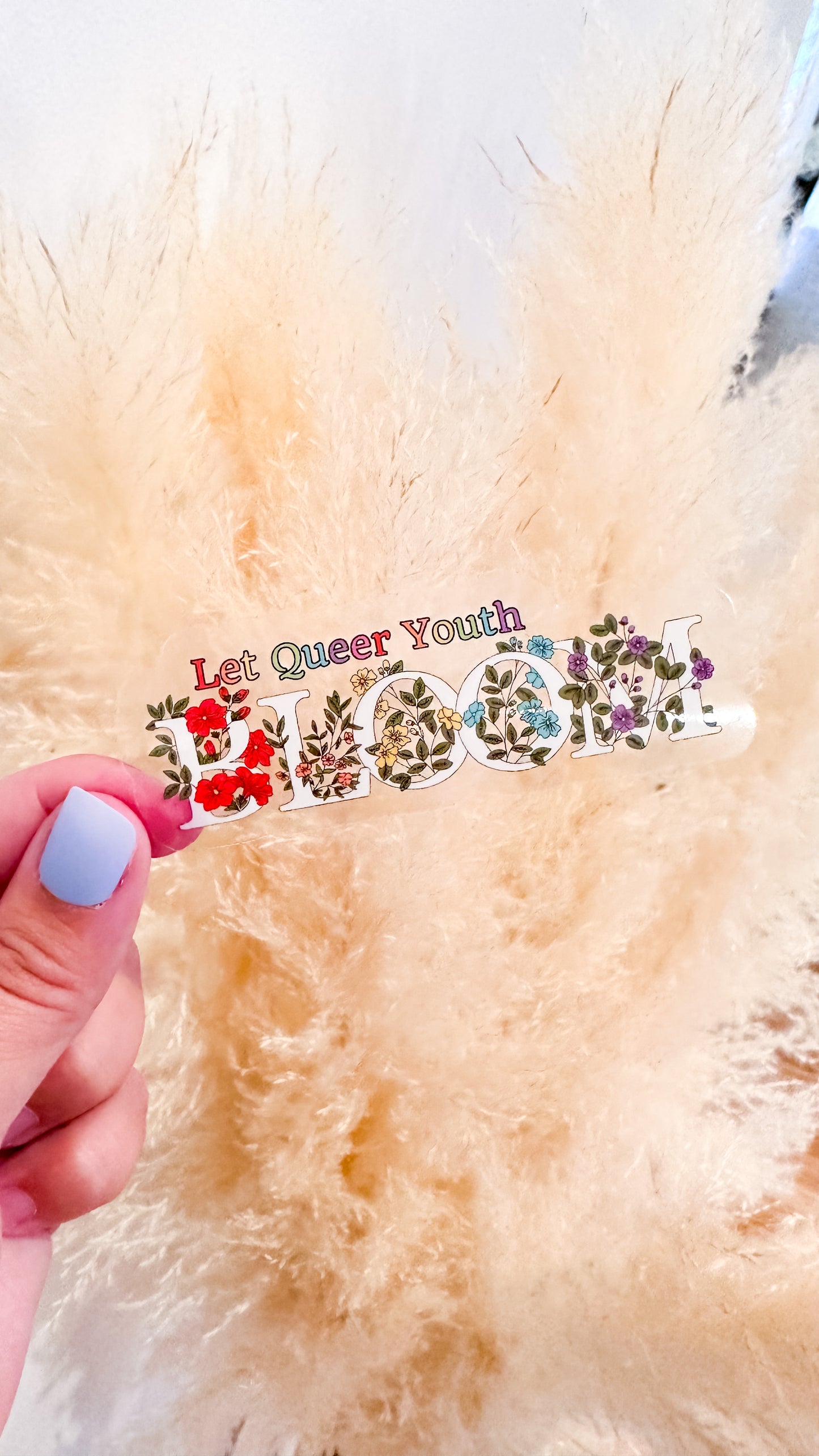 Let Queer Youth Bloom Sticker