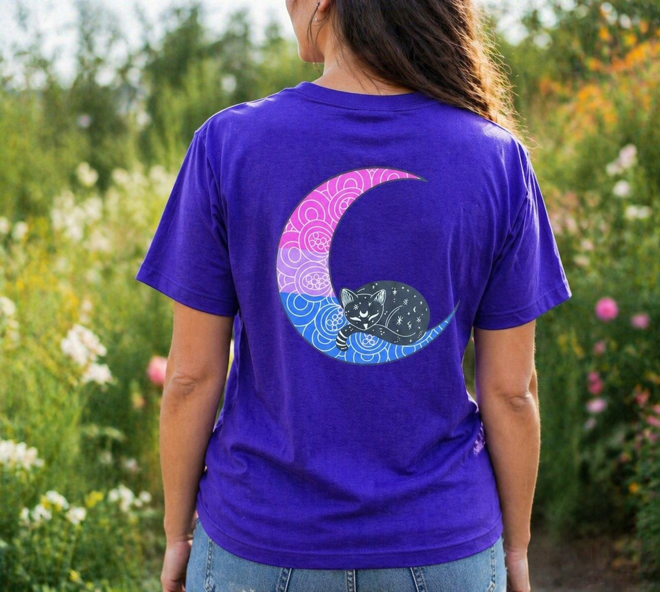 Bisexual Moon Unisex T-Shirt
