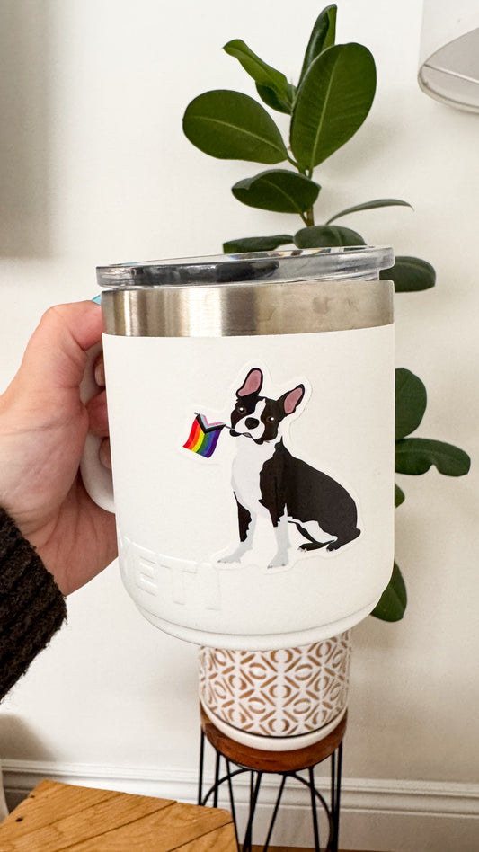Boston Terrier Dog Pride Sticker