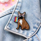 French Bulldog Pride Dog Enamel Pin
