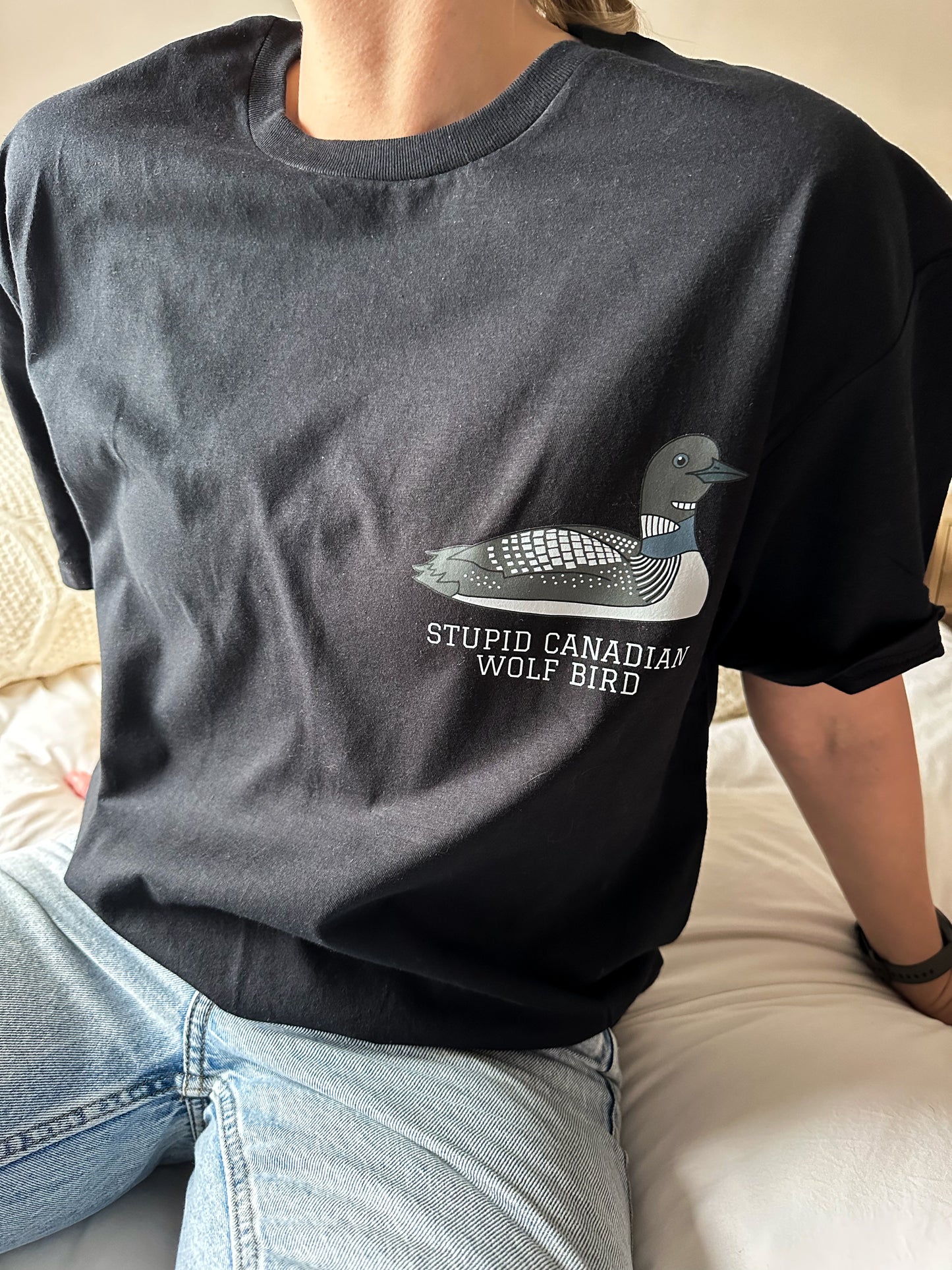 Heated Rivalry - Stupid Canadian Wolf Bird Unisex T-Shirt