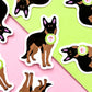 German Shepherd Pride Dog Sticker