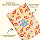 Pastel Yellow Rainbow & Flower Reusable Sticker Book