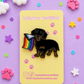 Dachshund Pride Dog Enamel Pin