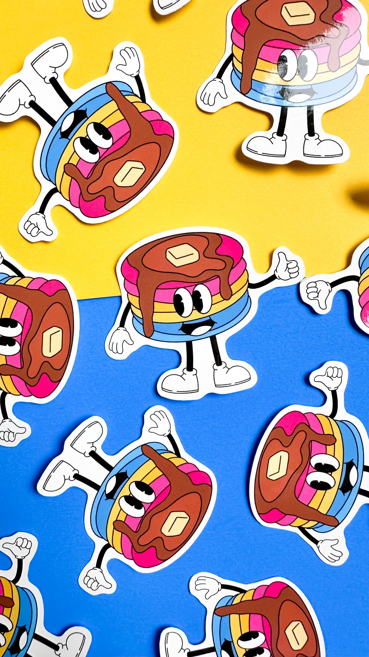 Pansexual Pancake Cartoon Sticker