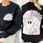 Pastel Rainbow Spooky Season Unisex Crewneck