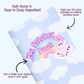 Cute Rainbow Ghost Reusable Sticker Book