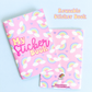 Pastel Pink Rainbow & Hearts Reusable Sticker Book