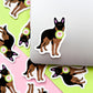 German Shepherd Pride Dog Sticker