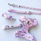 Pastel Purple Rainbow Dog Accessories Bundle