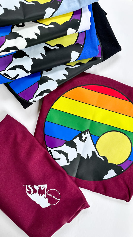 Mountain Sunrise LGBTQ+ Unisex T-Shirt
