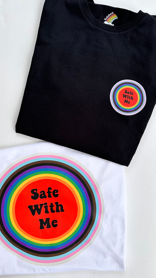 Safe with Me LGBTQ+ Unisex T-Shirt